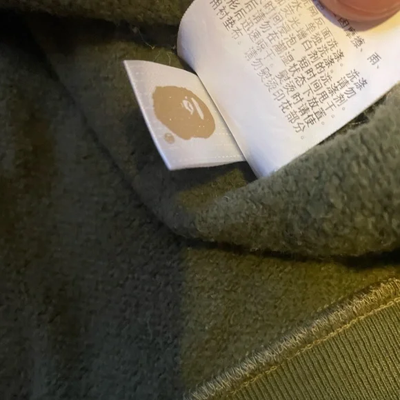 ABC Camo Bape Zipper Long Sleeve
